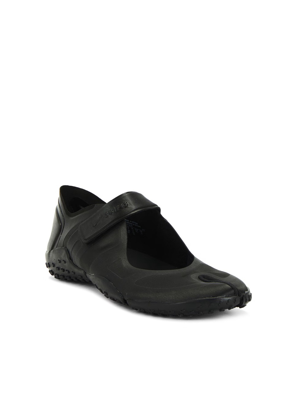 NWT Rare NikeSkims Air Rift Premium Satin Sneaker Black Sz 12